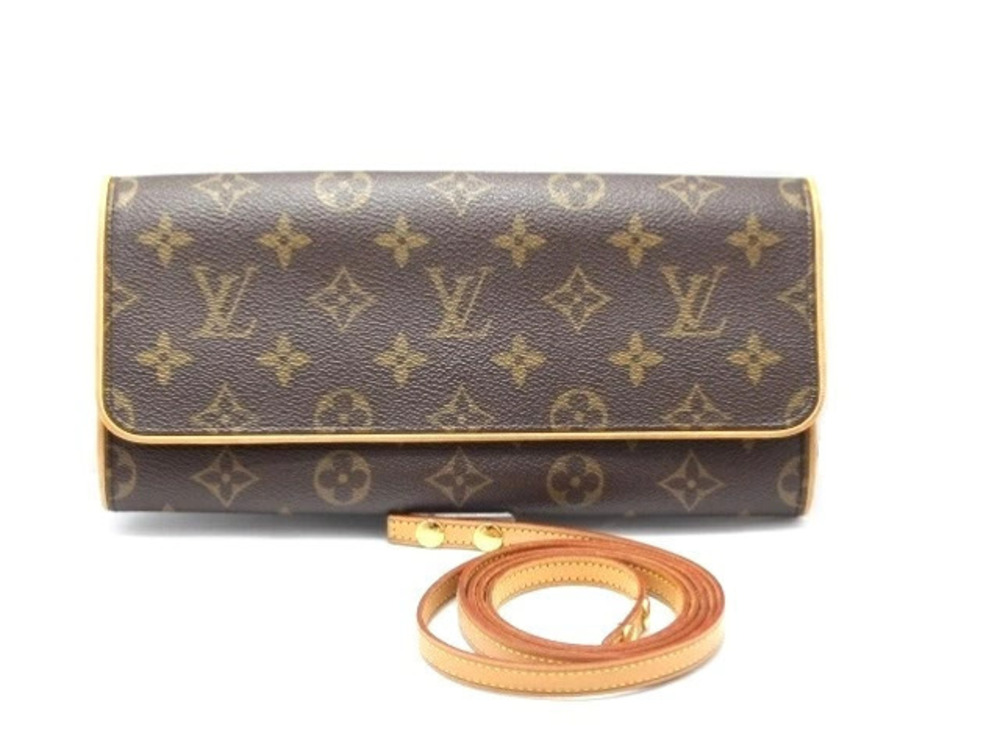 LOUIS VUITTON Pochette Twin Shoulder Bag Monogram